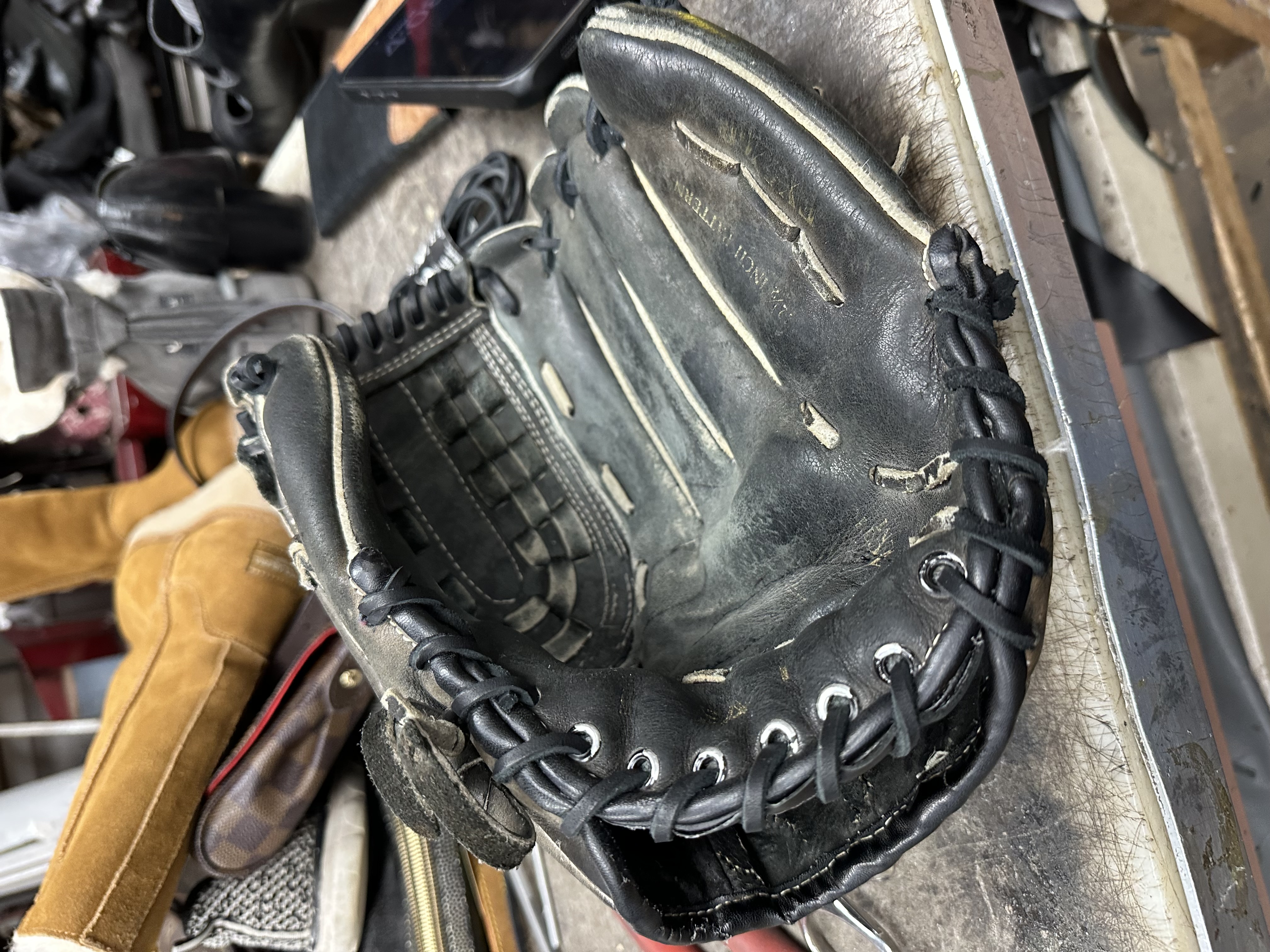 Baseball Glove Re-lacing — After