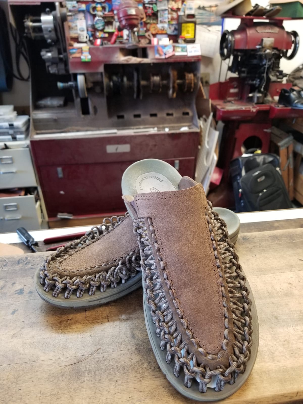 Moccasin Upper Repair — After